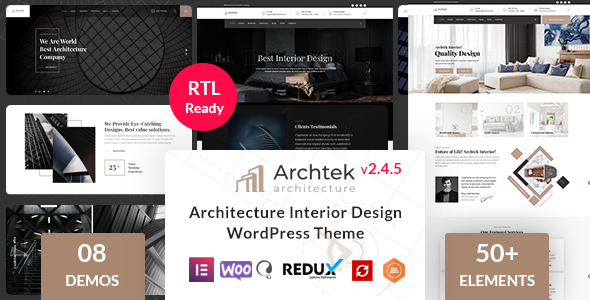 Archtek - Architecture Interior Design WordPress Theme Logo
